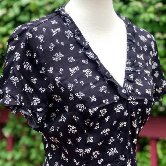 NWT Reformation Dallas Dress in Sierra Print Sz 10 - Picture 2 of 8